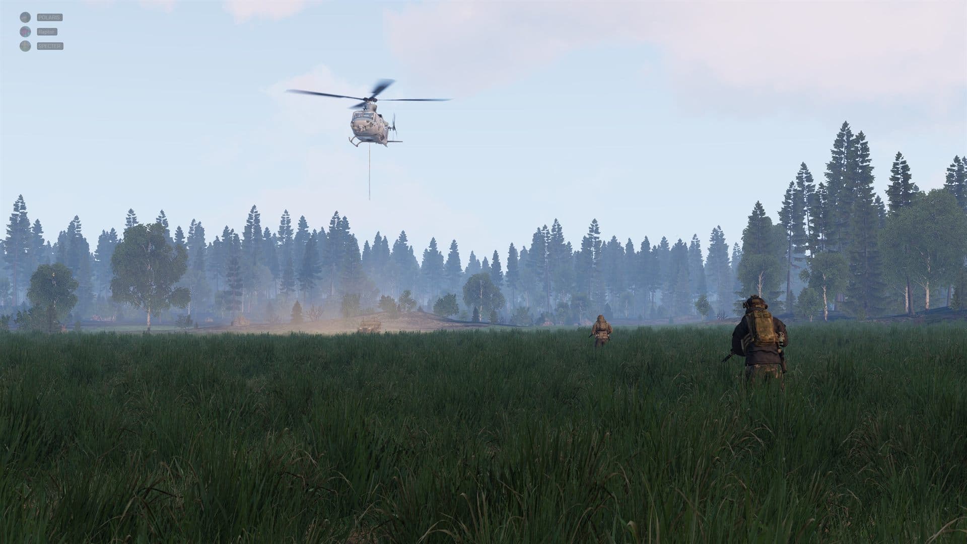 Helicopter insertion