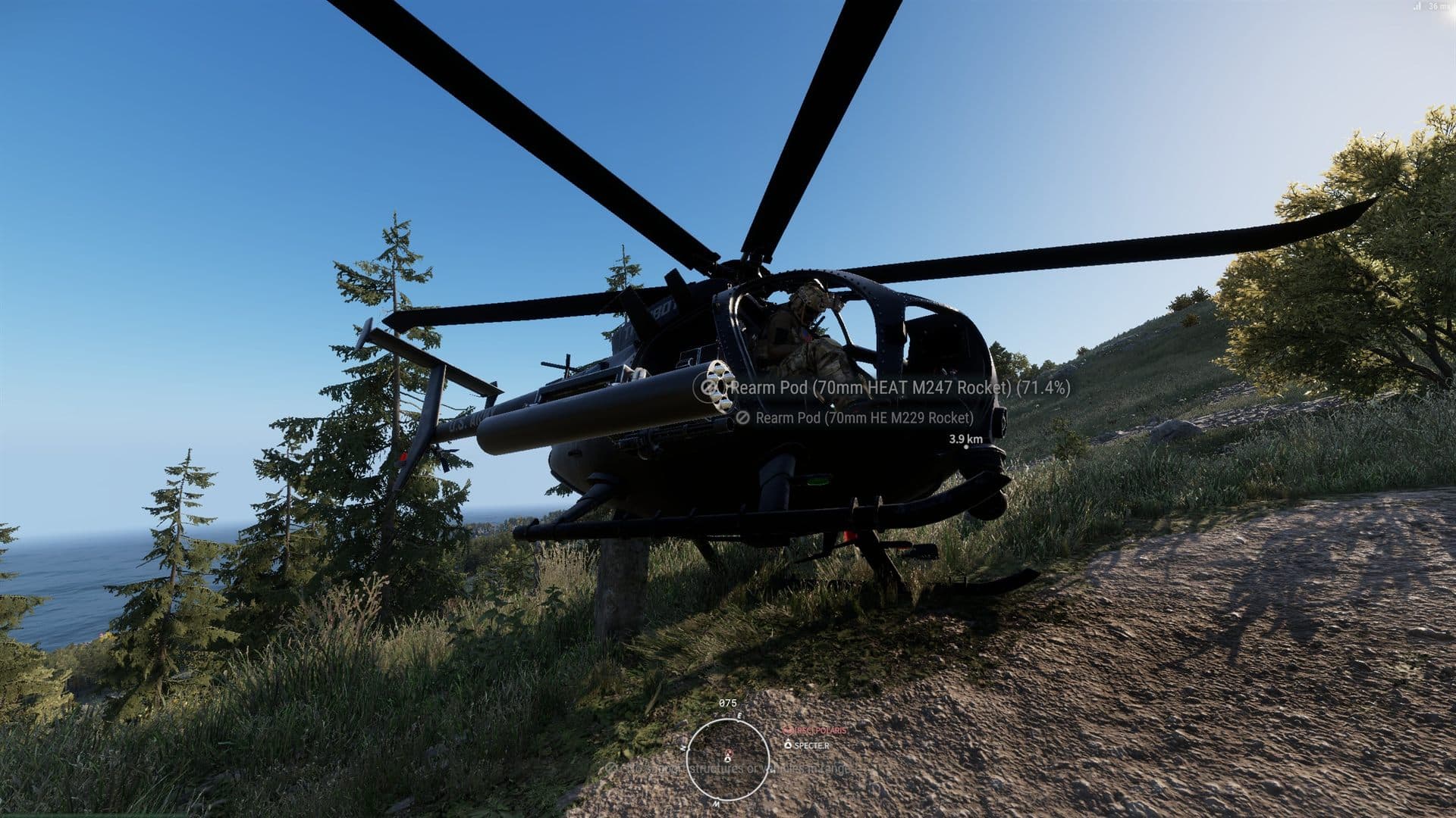 Mi-8 on the ridge